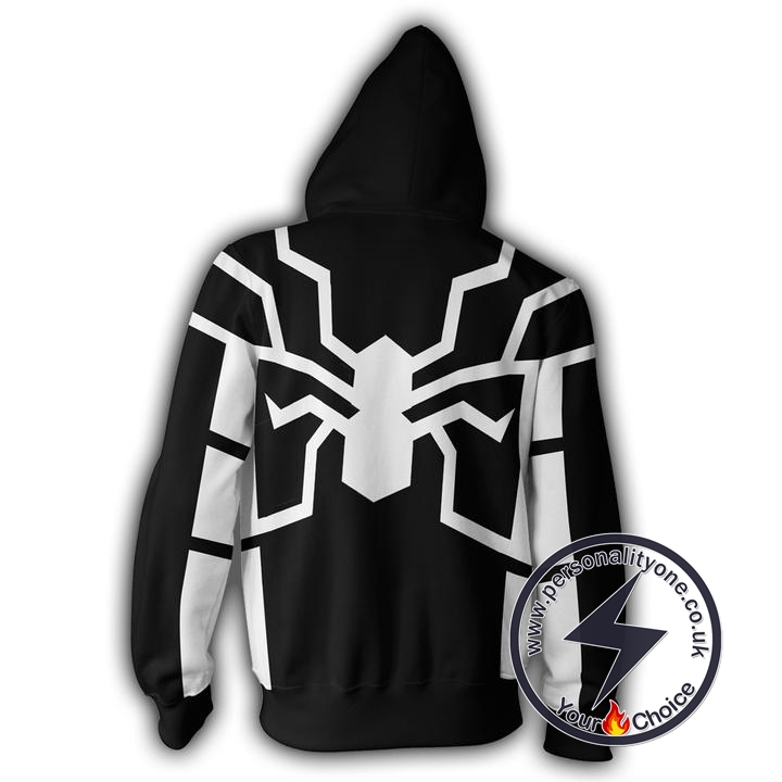 Spiderman Future Foundation Spiderman Black Zip Up Hoodie Jacket